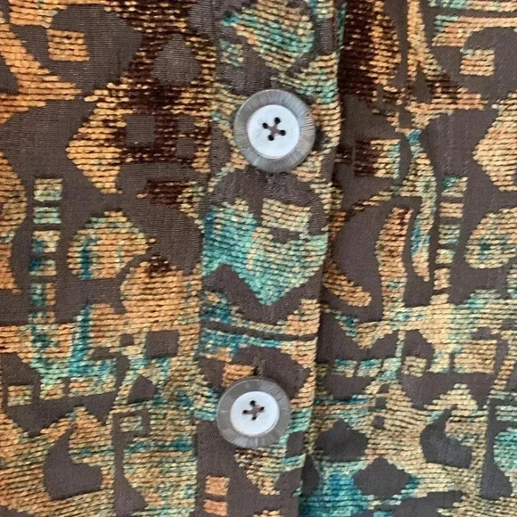 Brocade, reversible blazer - Picture 7 of 9